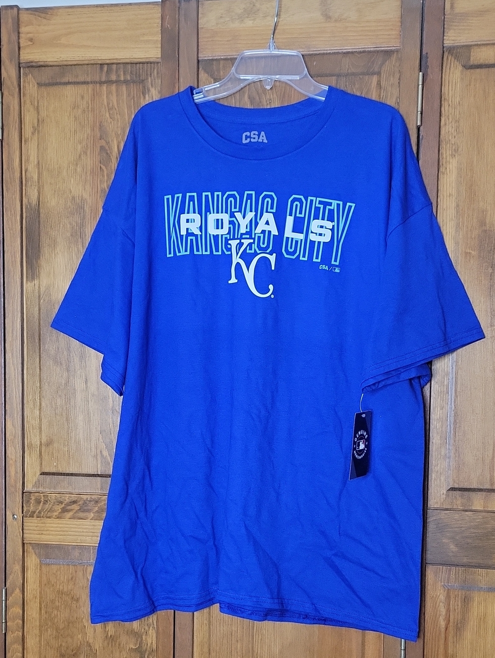 Kansas City Royals NWT Blue Graphic T-Shirt Sz 3XL